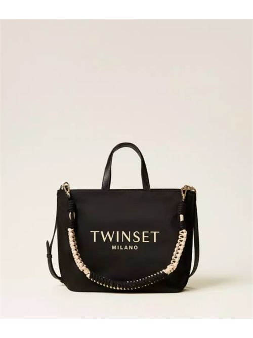 SHOPPER WITH LOGO TWIN SET | 261TB752000006 NERO